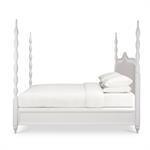 Brighton Upholstered Back Bed King (* comes w/ 2 poster options)-Blue Hand Home