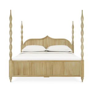 Brighton Wooden Back Bed King (* comes w/ 2 poster options)-Blue Hand Home