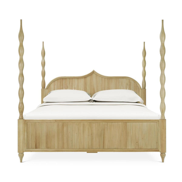 Brighton Wooden Back Bed King (* comes w/ 2 poster options)-Blue Hand Home