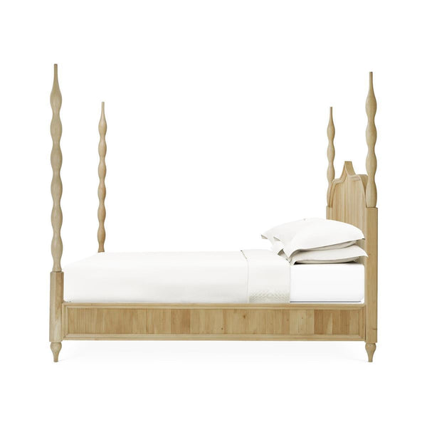 Brighton Wooden Back Bed King (* comes w/ 2 poster options)-Blue Hand Home