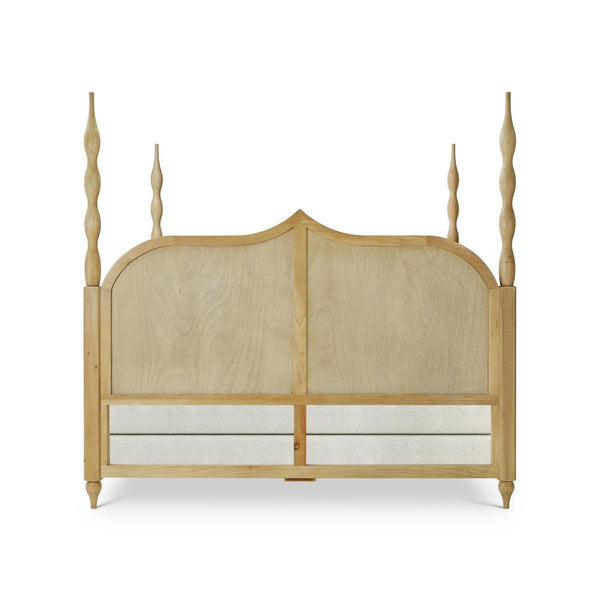 Brighton Wooden Back Bed King (* comes w/ 2 poster options)-Blue Hand Home