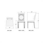 Brompton Dining Chair-Blue Hand Home