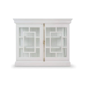 Bramble Bruges 2 Door Credenza In True White-Bramble-Blue Hand Home
