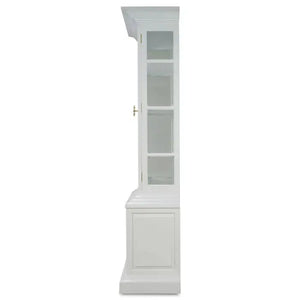Bramble Bruges Display Cabinet In True White-Bramble-Blue Hand Home