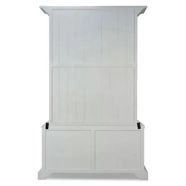 Bramble Bruges Display Cabinet In True White-Bramble-Blue Hand Home