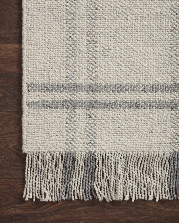Magnolia Home by Joanna Gaines x Loloi Caleb Rug - Natural / Grey-Blue Hand Home