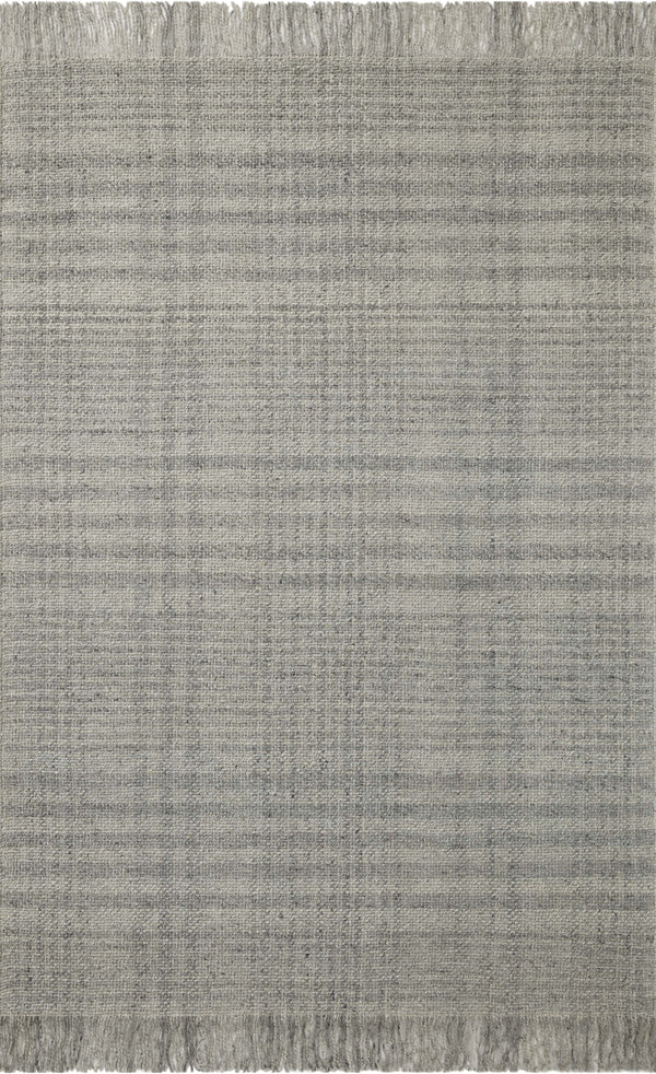 Magnolia Home by Joanna Gaines x Loloi Caleb Rug - Grey / Dk. Grey-Blue Hand Home