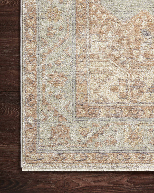 Magnolia Home by Joanna Gaines x Loloi Carlisle Rug - Seafoam / Taupe-Blue Hand Home