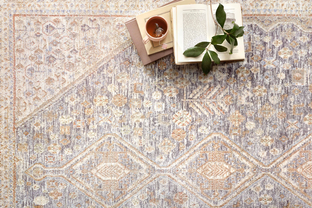 Magnolia Home by Joanna Gaines x Loloi Carlisle Rug - Blue / Ivory-Blue Hand Home