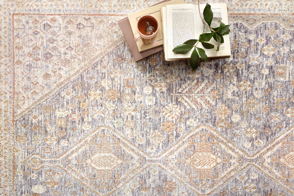 Magnolia Home by Joanna Gaines x Loloi Carlisle Rug - Blue / Ivory-Blue Hand Home