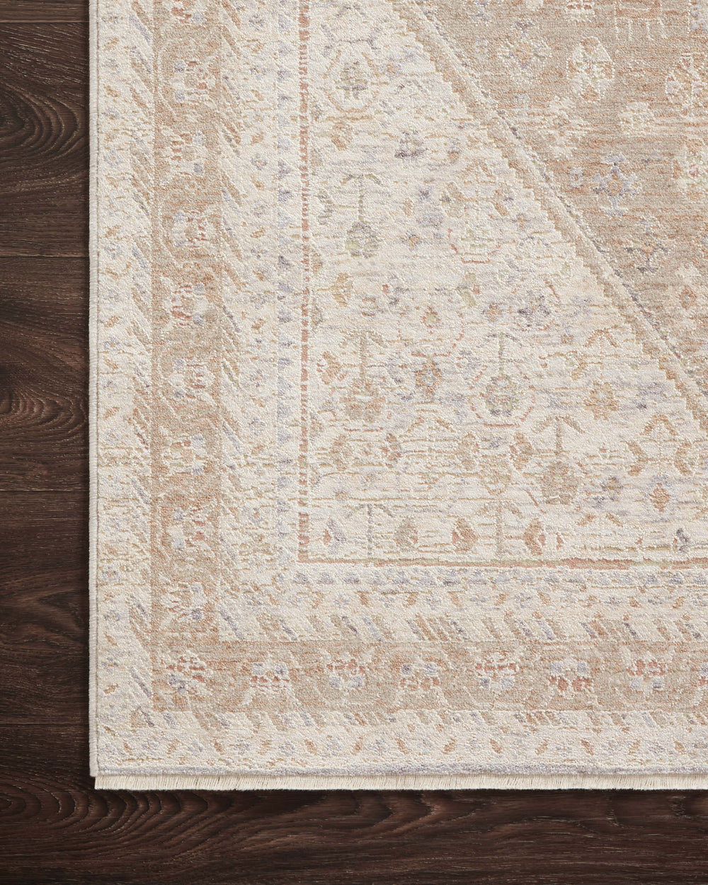 Magnolia Home by Joanna Gaines x Loloi Carlisle Rug - Taupe / Ivory-Blue Hand Home