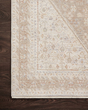 Magnolia Home by Joanna Gaines x Loloi Carlisle Rug - Taupe / Ivory-Blue Hand Home