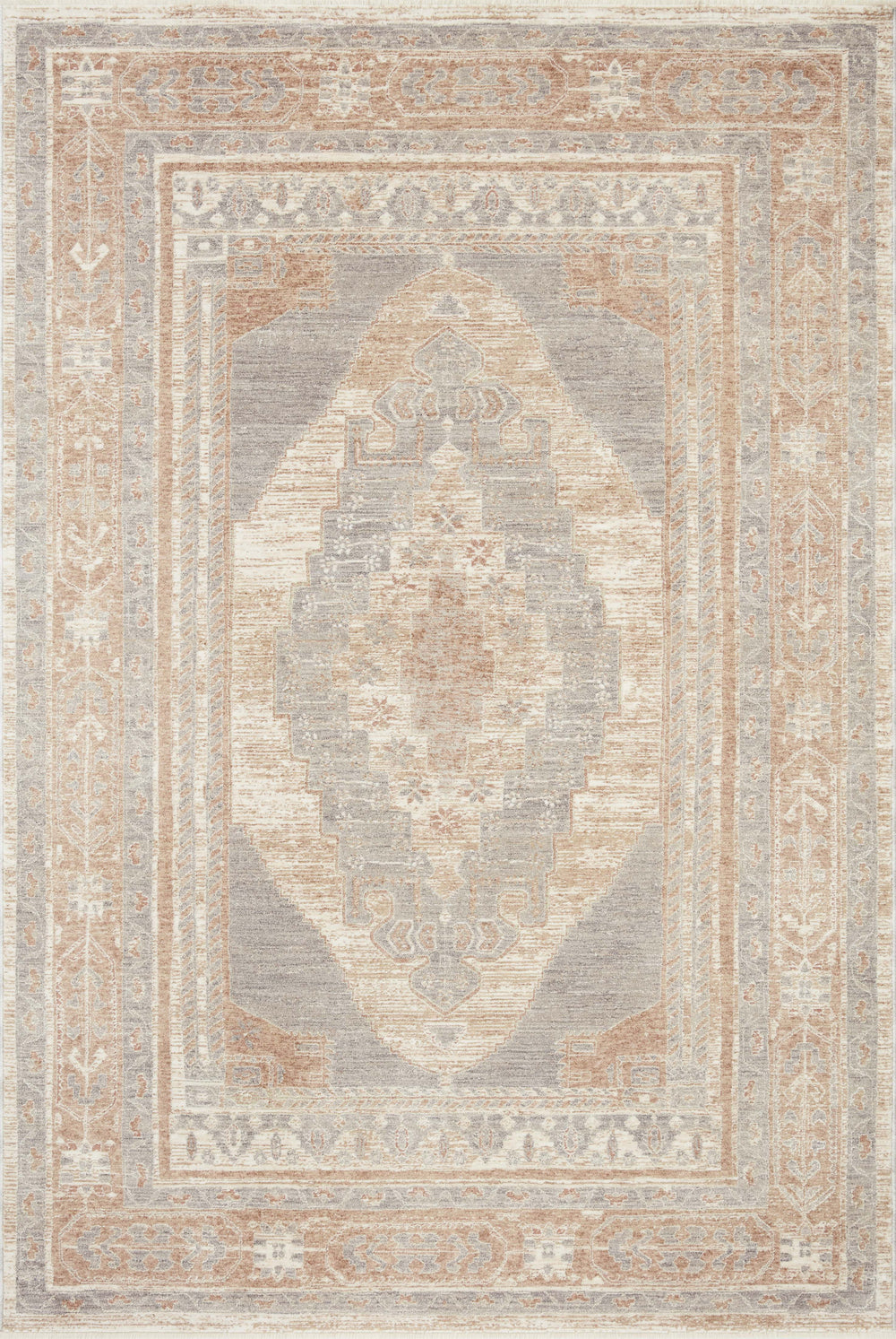 Magnolia Home by Joanna Gaines x Loloi Carlisle Rug - Slate / Taupe-Blue Hand Home