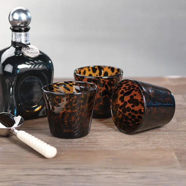 Sahara Tortoise Tumbler-Blue Hand Home