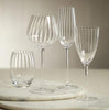 Madeleine Optic Glassware - Clear - Red Wine Glass-Blue Hand Home