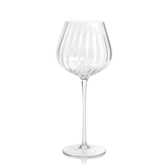 Madeleine Optic Glassware - Clear - Red Wine Glass