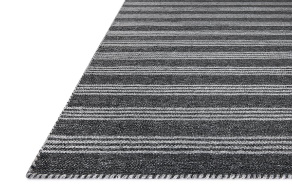 Magnolia Home by Joanna Gaines x Loloi Charlie Rug Charcoal / Grey-Blue Hand Home