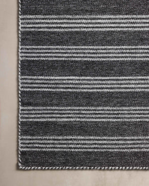 Magnolia Home by Joanna Gaines x Loloi Charlie Rug - Charcoal / Grey-Blue Hand Home