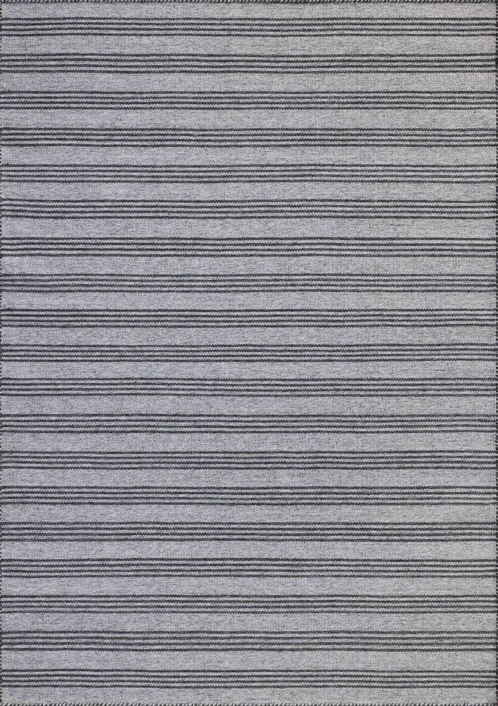 Magnolia Home by Joanna Gaines x Loloi Charlie Rug - Dove / Charcoal-Blue Hand Home
