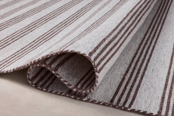Magnolia Home by Joanna Gaines x Loloi Charlie Rug - Silver / Bark-Blue Hand Home