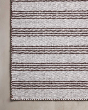 Magnolia Home by Joanna Gaines x Loloi Charlie Rug - Silver / Bark-Blue Hand Home