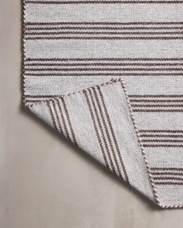 Magnolia Home by Joanna Gaines x Loloi Charlie Rug - Silver / Bark-Blue Hand Home