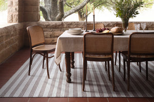 Magnolia Home by Joanna Gaines x Loloi Charlie Rug - Silver / Bark-Blue Hand Home