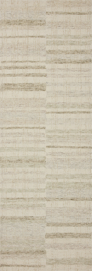 Chris Loves Julia x Loloi Chris Rugs - Natural / Sage-Blue Hand Home