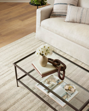 Chris Loves Julia x Loloi Chris Rugs - Natural / Sage-Blue Hand Home