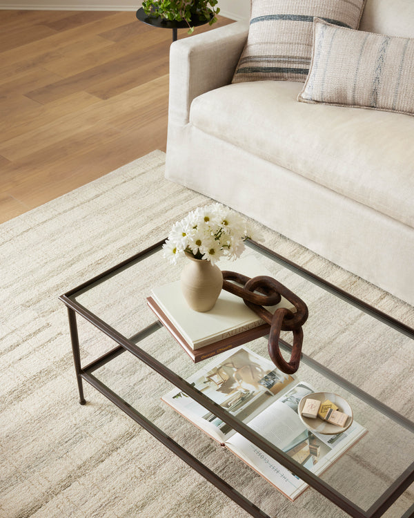 Chris Loves Julia x Loloi Chris Rugs - Natural / Sage-Blue Hand Home