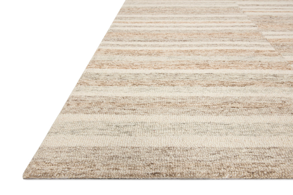 Chris Loves Julia x Loloi Chris Rugs - Ivory / Clay-Blue Hand Home