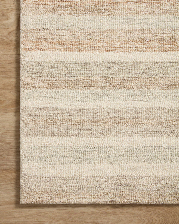 Chris Loves Julia x Loloi Chris Rugs - Ivory / Clay-Blue Hand Home