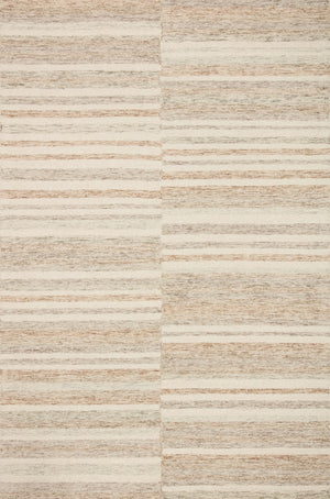 Chris Loves Julia x Loloi Chris Rugs - Ivory / Clay-Blue Hand Home