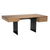 Dale Desk, Oak Top - 72x35x30-Blue Hand Home