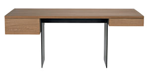 Dale Desk, Oak Top - 72x35x30-Blue Hand Home