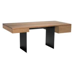 Dale Desk, Oak Top - 72x35x30-Blue Hand Home