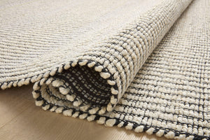 Angela Rose x Loloi Colton Rugs - Ivory / Black-Blue Hand Home