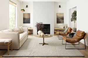 Angela Rose x Loloi Colton Rugs - Ivory / Black-Blue Hand Home
