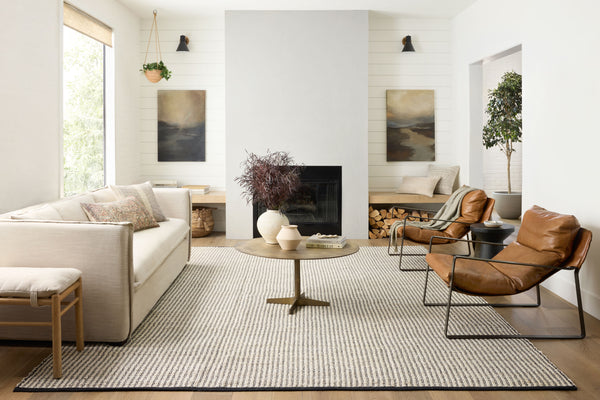 Angela Rose x Loloi Colton Rugs - Ivory / Black-Blue Hand Home