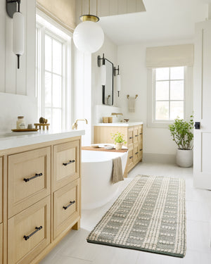 Angela Rose x Loloi Colton Rugs - Ivory / Sage-Blue Hand Home