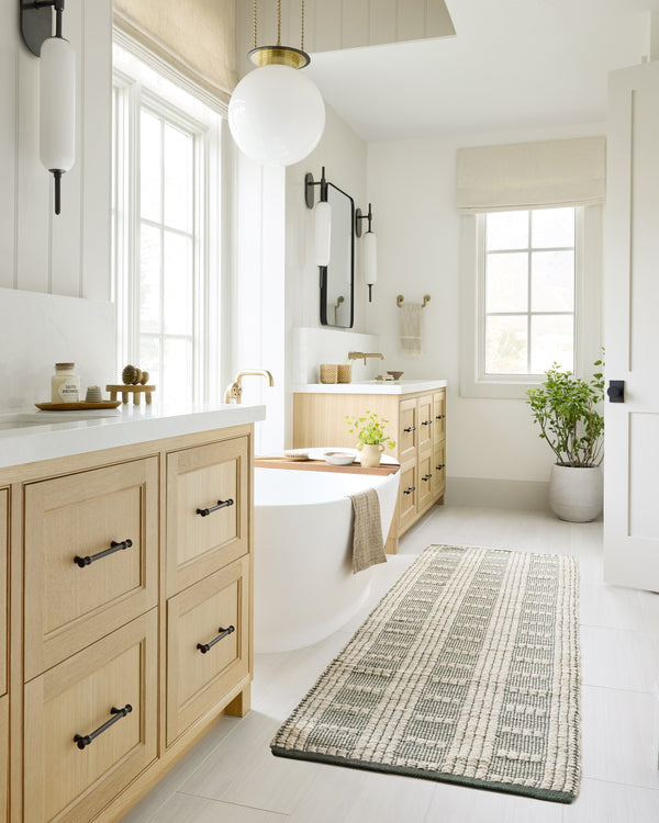 Angela Rose x Loloi Colton Rugs - Ivory / Sage-Blue Hand Home