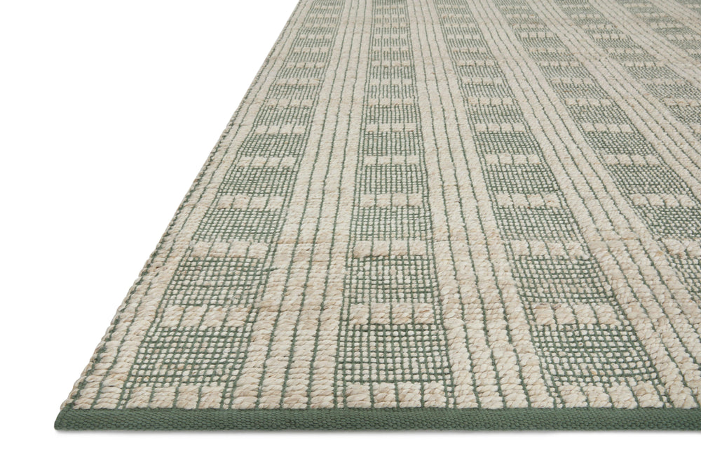 Angela Rose x Loloi Colton Rugs - Ivory / Sage-Blue Hand Home