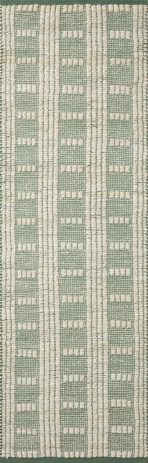 Angela Rose x Loloi Colton Rugs - Ivory / Sage-Blue Hand Home