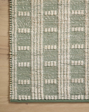 Angela Rose x Loloi Colton Rugs - Ivory / Sage-Blue Hand Home