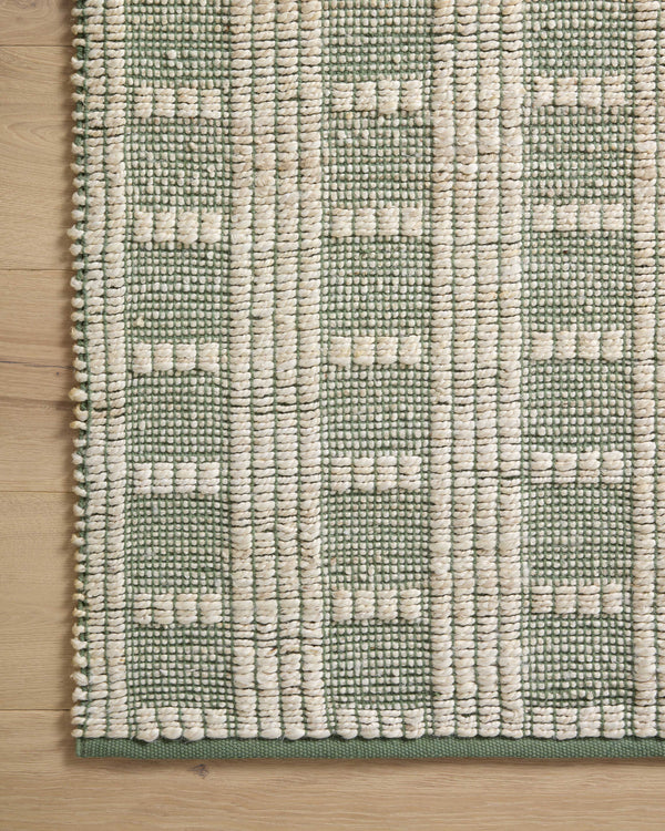 Angela Rose x Loloi Colton Rugs - Ivory / Sage-Blue Hand Home