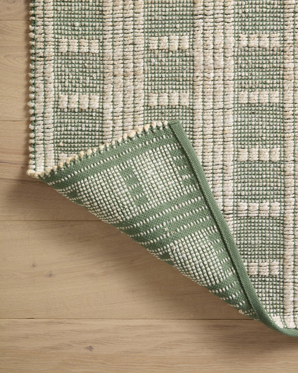 Angela Rose x Loloi Colton Rugs - Ivory / Sage-Blue Hand Home
