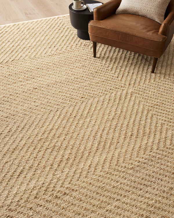 Angela Rose x Loloi Colton Rugs - Natural / Ivory-Blue Hand Home