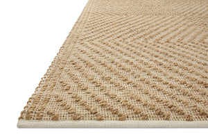 Angela Rose x Loloi Colton Rugs - Natural / Ivory-Blue Hand Home