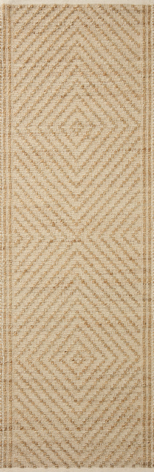 Angela Rose x Loloi Colton Rugs - Natural / Ivory-Blue Hand Home