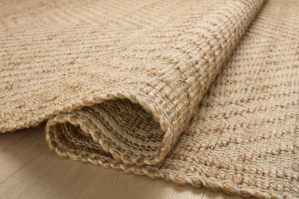Angela Rose x Loloi Colton Rugs - Natural / Ivory-Blue Hand Home